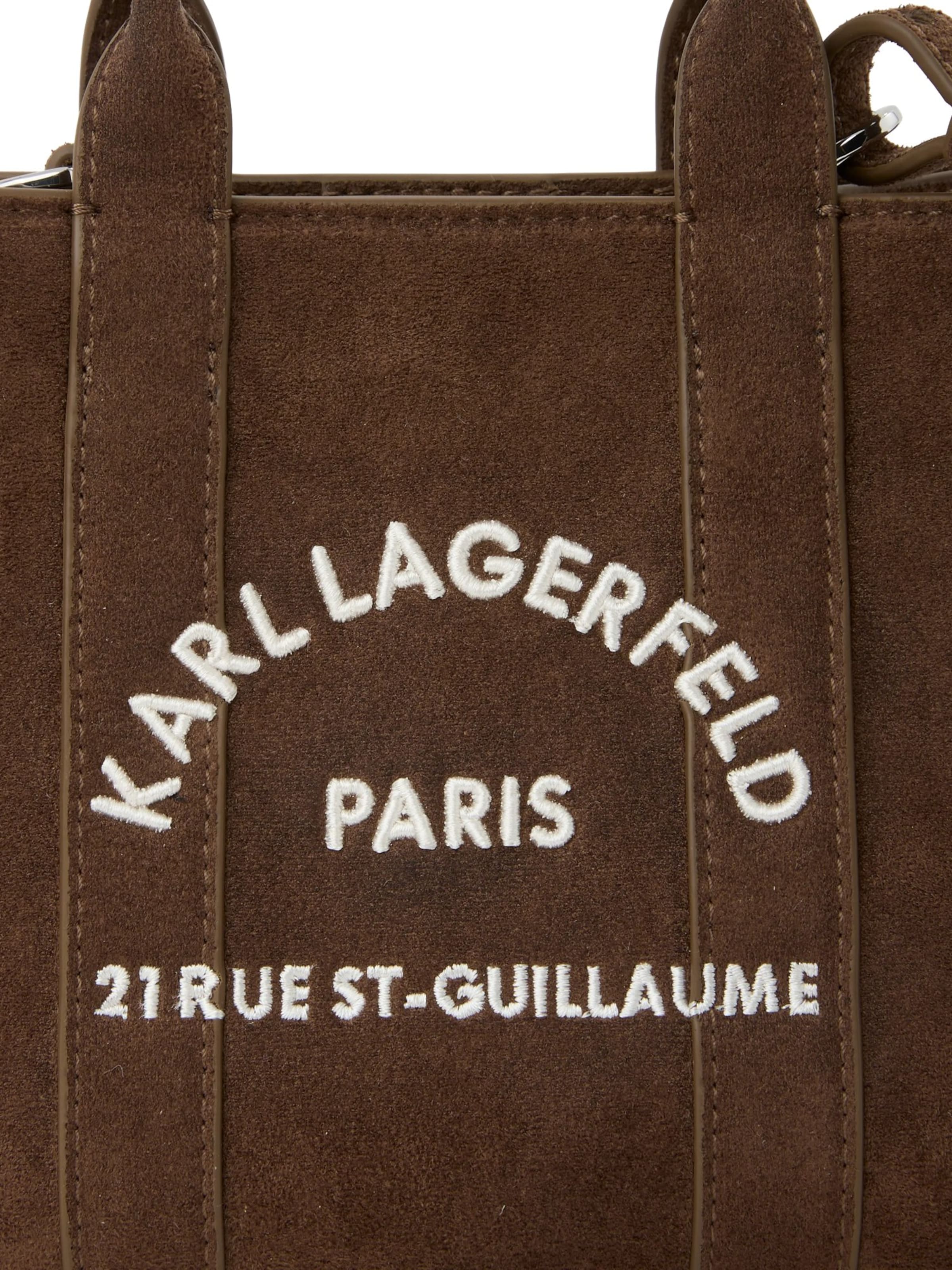 Karl Lagerfeld Μεγάλη τσάντα σε καφέ