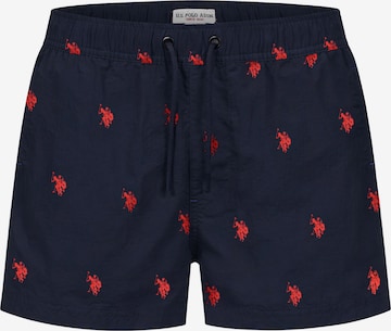 Shorts de bain U.S. POLO ASSN. en bleu : devant