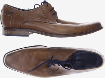 bugatti Flats & Loafers in 45 in Brown: front