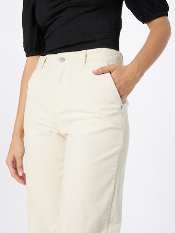 LMTD Loose fit Trousers with creases in Beige