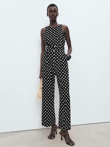 MANGO Jumpsuit 'ROMEO' i svart: framsida