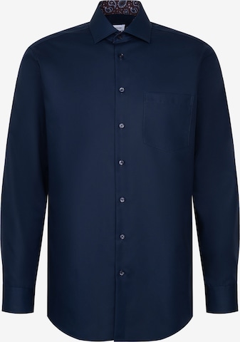SEIDENSTICKER Business shirt 'Schwarze Rose' in Blue: front
