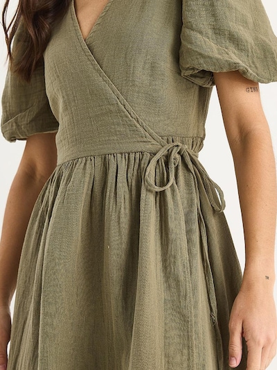 Bianco Lucci Kleid in khaki, Produktansicht