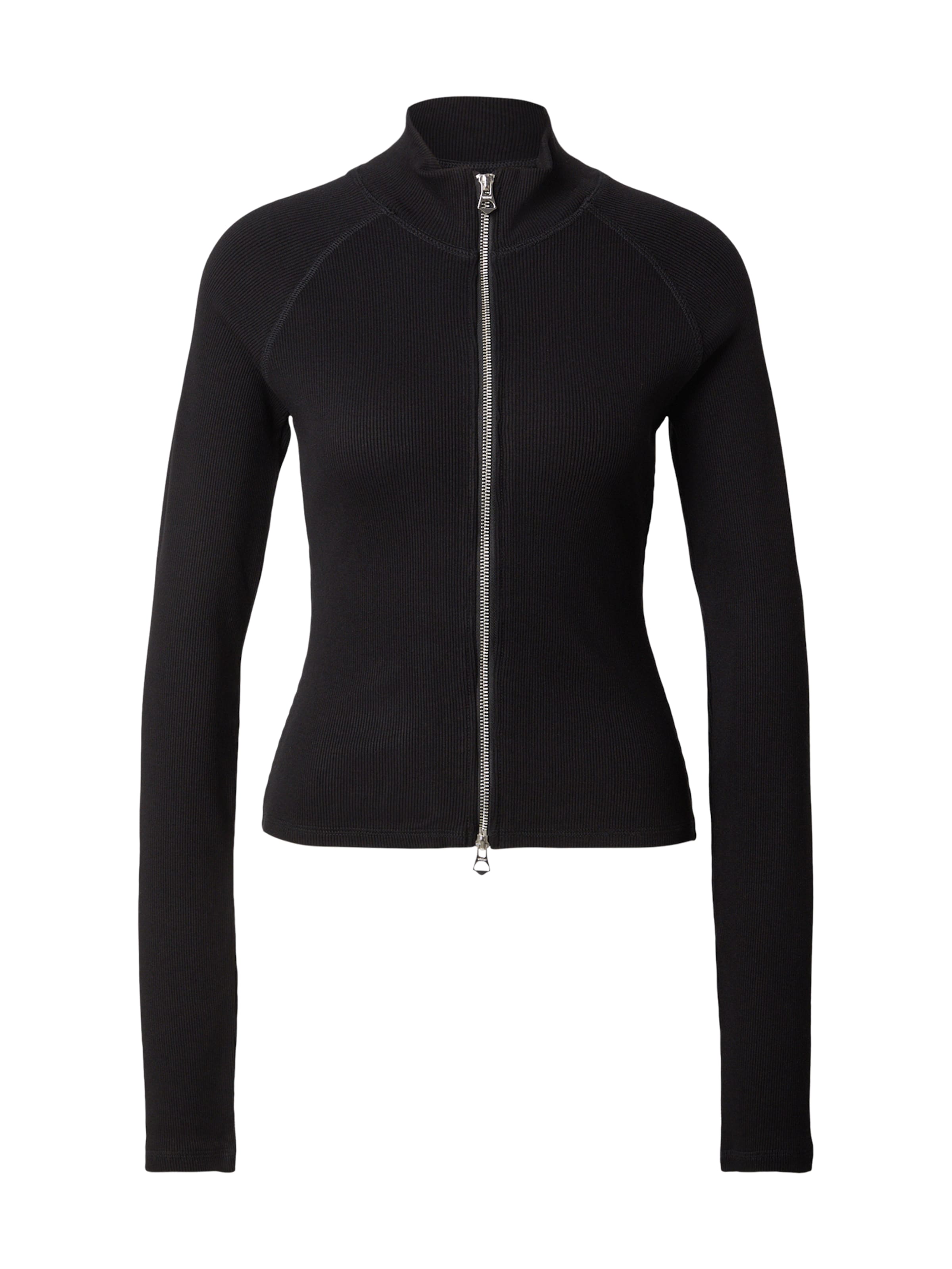 Cardigan 'Ali' WEEKDAY en noir : devant