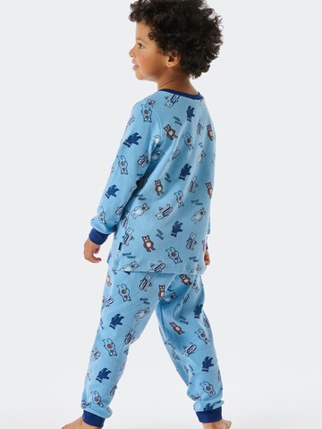 SCHIESSER Pyjama 'Natural ' in Blau