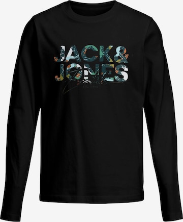 Jack & Jones Junior Shirt 'JJGEPLAS' in Zwart: voorkant