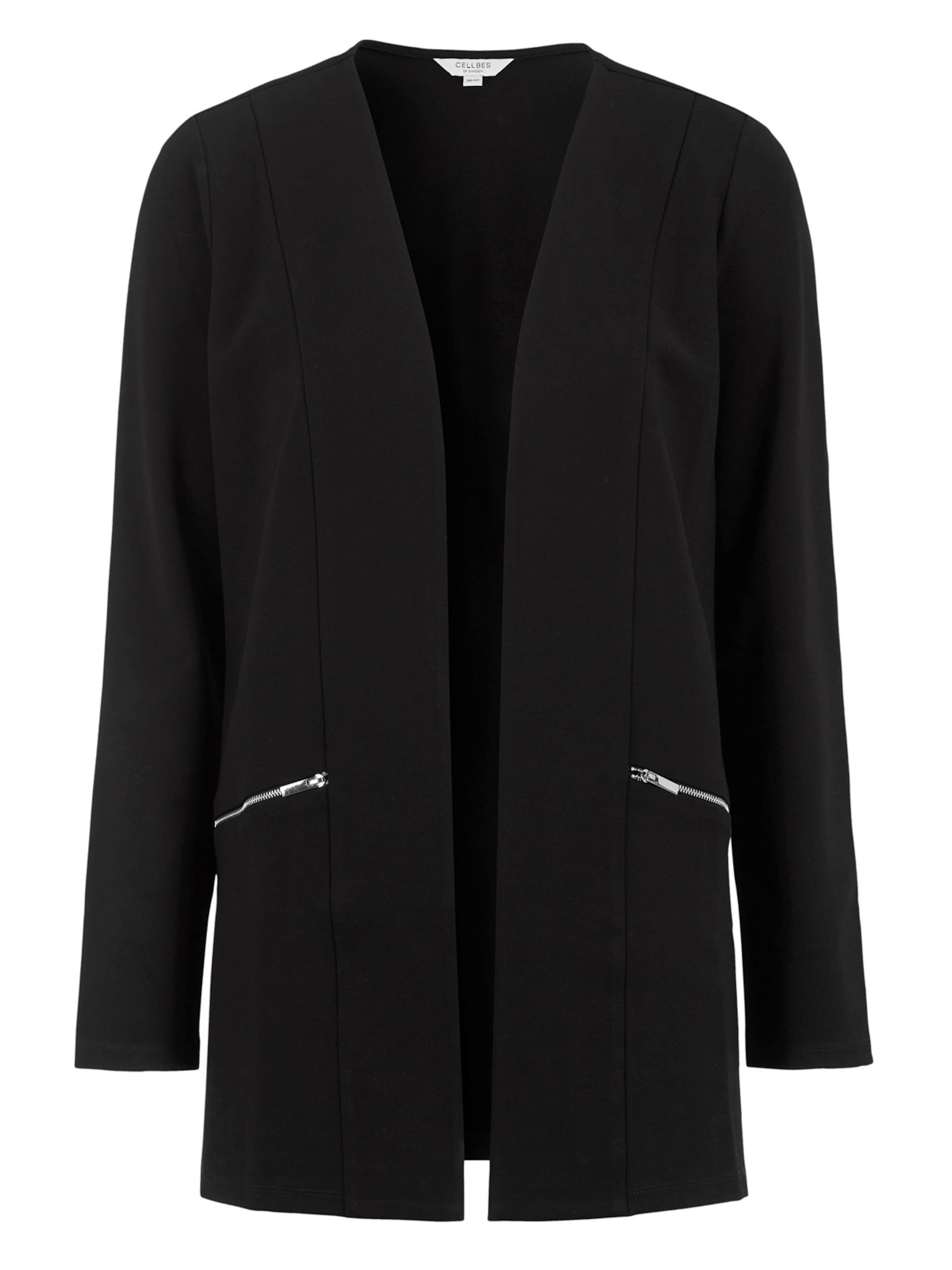 Cellbes of Sweden Tussenmantel in Zwart: voorkant