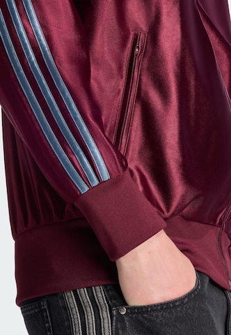 ADIDAS ORIGINALS Sweat jacket 'Firebird' in Red