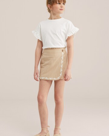 WE Fashion Rok in Beige