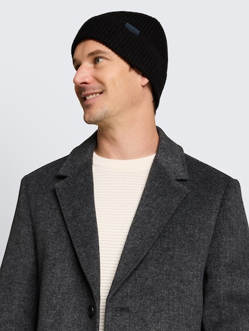 TOM TAILOR Beanie in Black: front