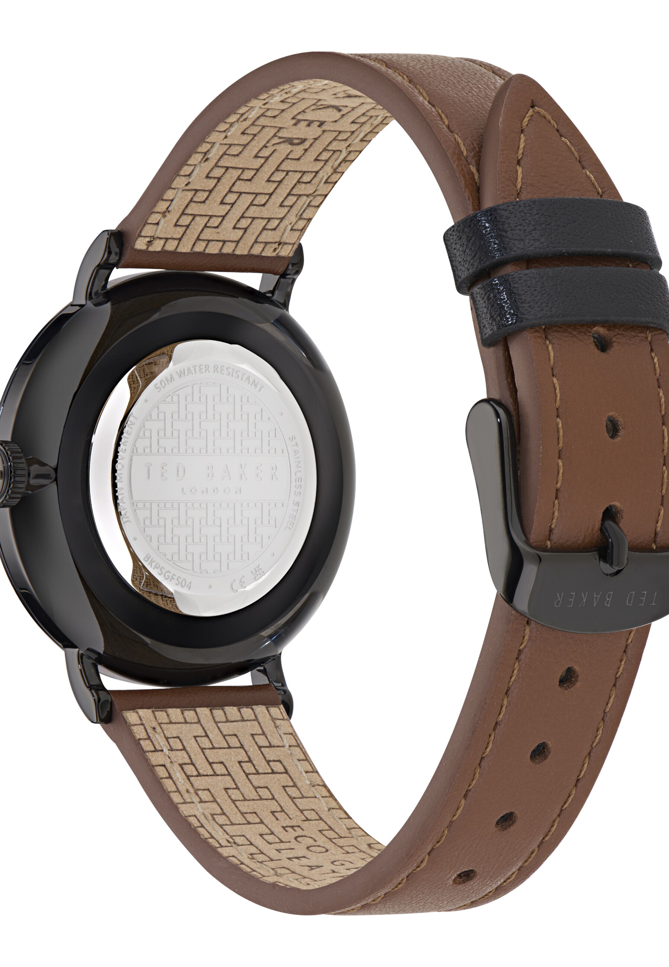Ted Baker Analoog horloge 'Staciie Gents' in Zwart