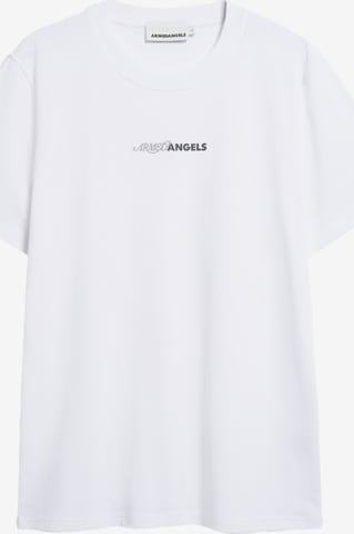 T-Shirt ARMEDANGELS en blanc : devant