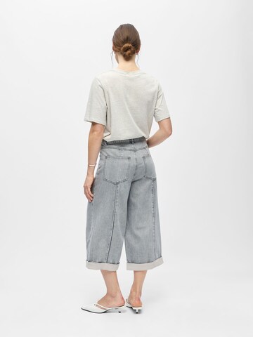 Wide Leg Jean 'OBJGail' OBJECT en gris