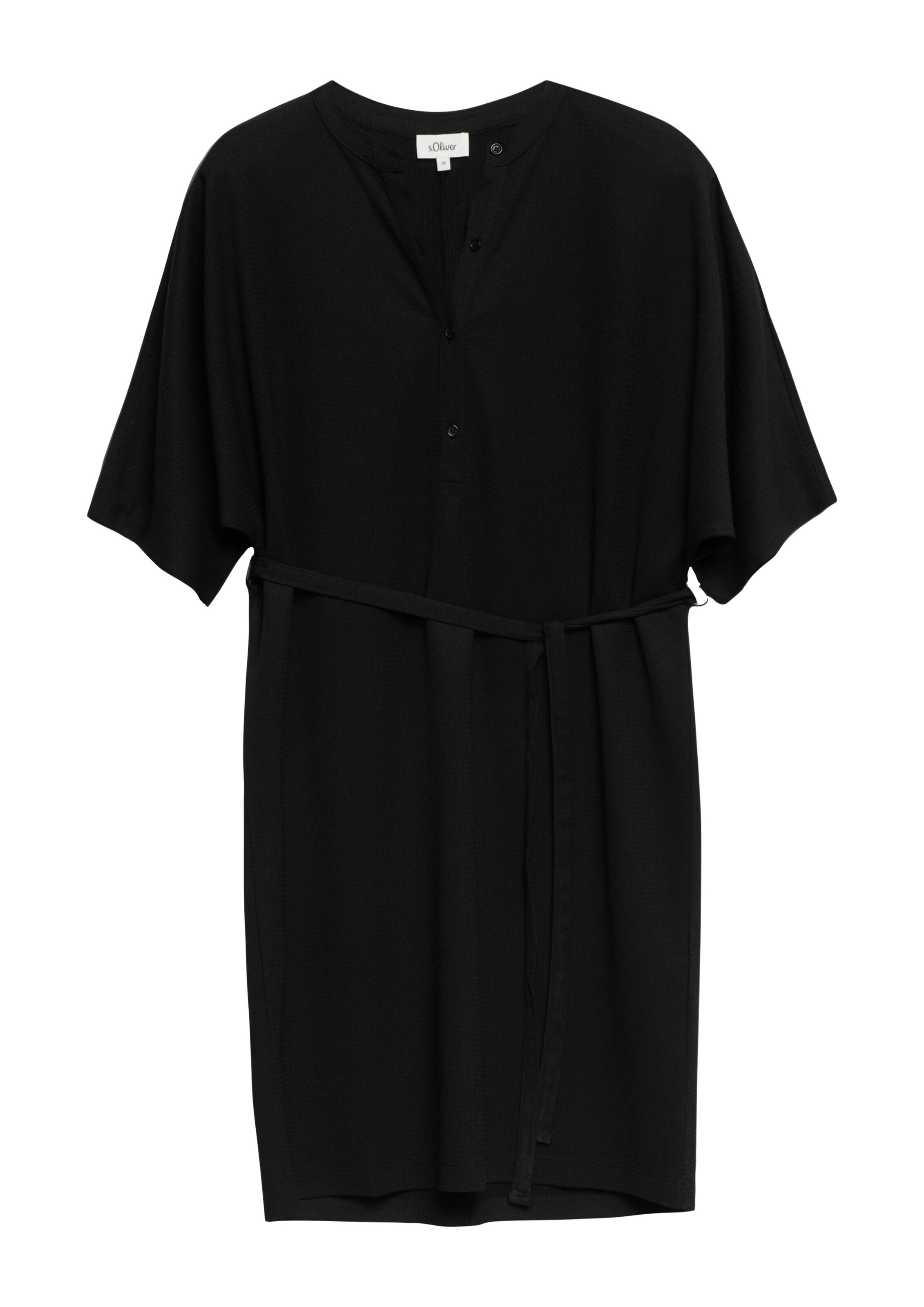 s.Oliver Kleid in Schwarz: Vorderseite
