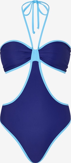 Moda Minx Badeanzug in himmelblau / dunkelblau, Produktansicht