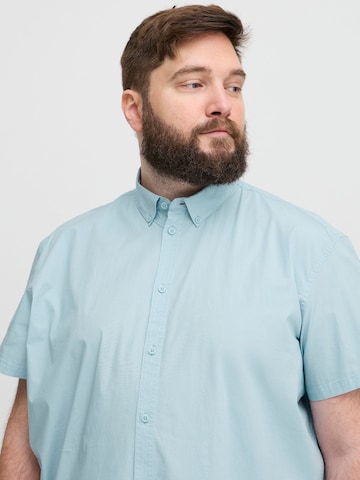 BLEND Comfort fit Button Up Shirt in Blue