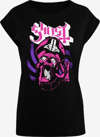 T-shirt 'Ghost - Papa The Stuff' Merchcode en noir : devant