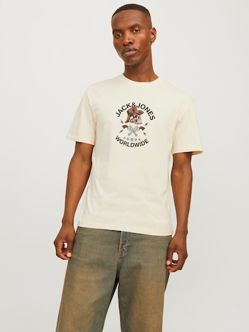 JACK & JONES Shirt 'JORSeven' in Beige: front