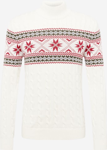 SELECTED HOMME Pullover 'Flake' in Beige: predná strana