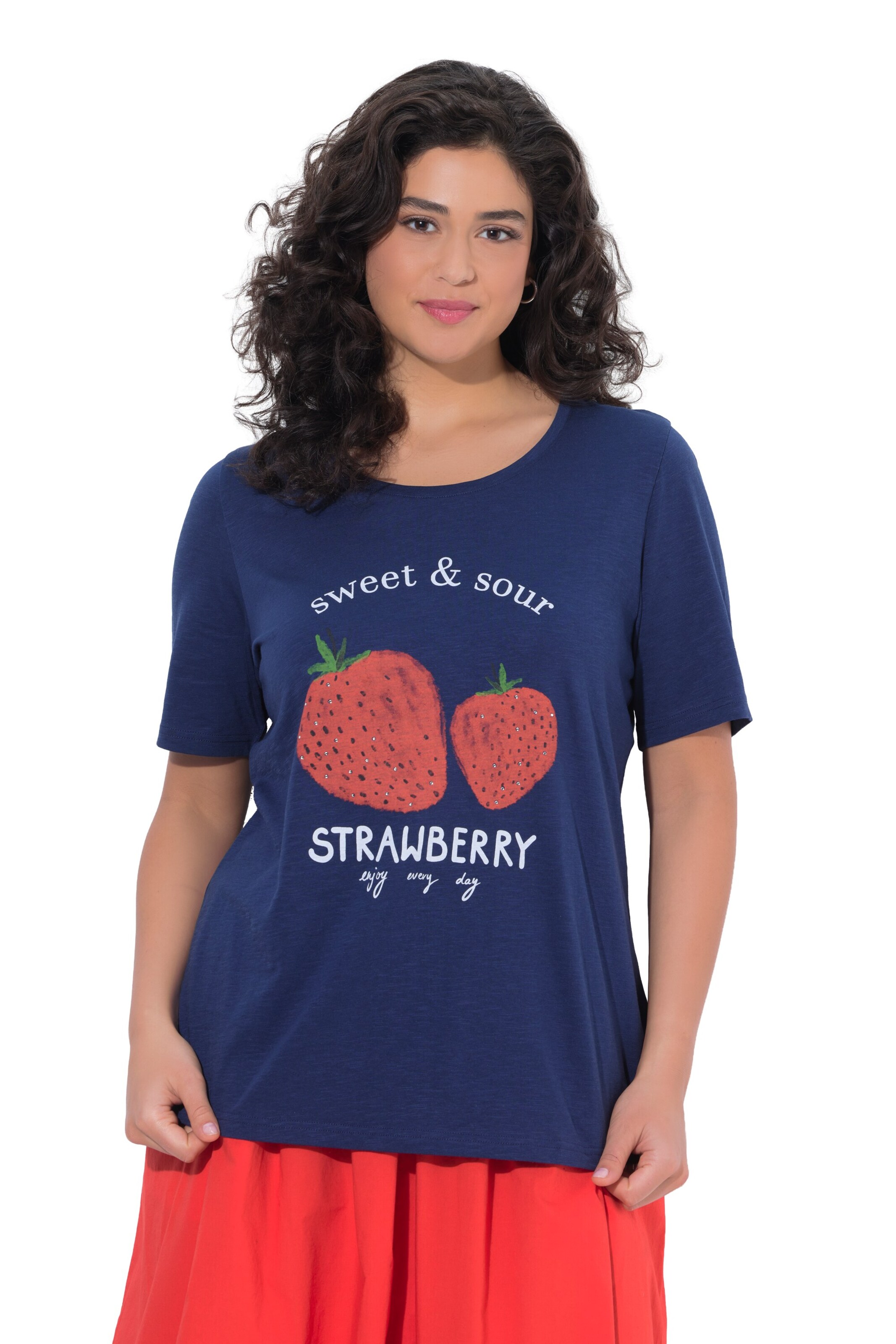 Ulla Popken Shirt in Blau: Vorderseite