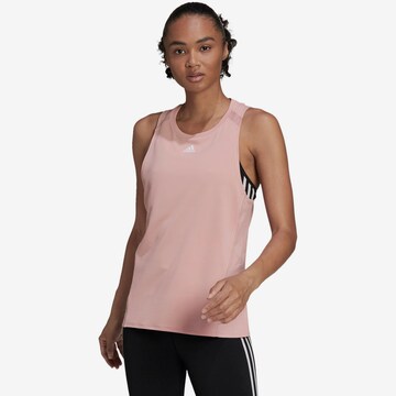 Top sportivo di ADIDAS SPORTSWEAR in rosa: frontale