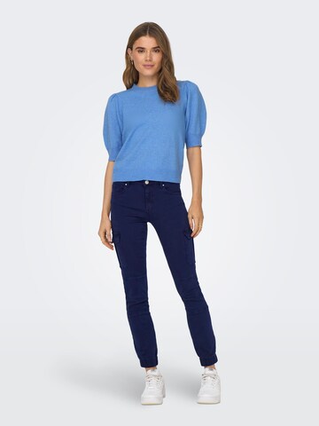 ONLY Slimfit Cargobroek 'Missouri' in Blauw