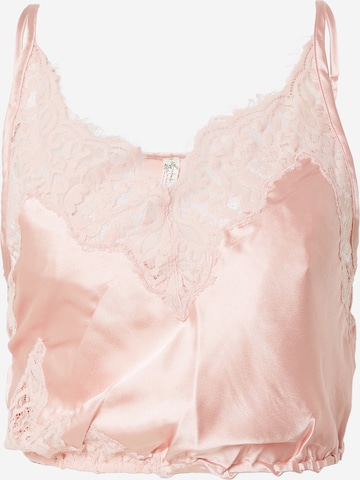 Free People Slaapshirt in Roze: voorkant