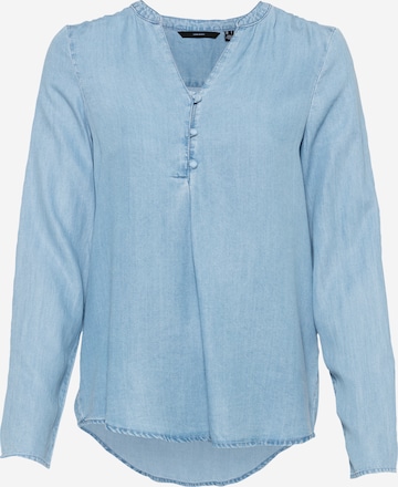 Camicia da donna 'VMVIVIANA' di VERO MODA in blu: frontale