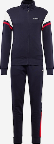 Champion Authentic Athletic Apparel Tracksuit in Blue: front