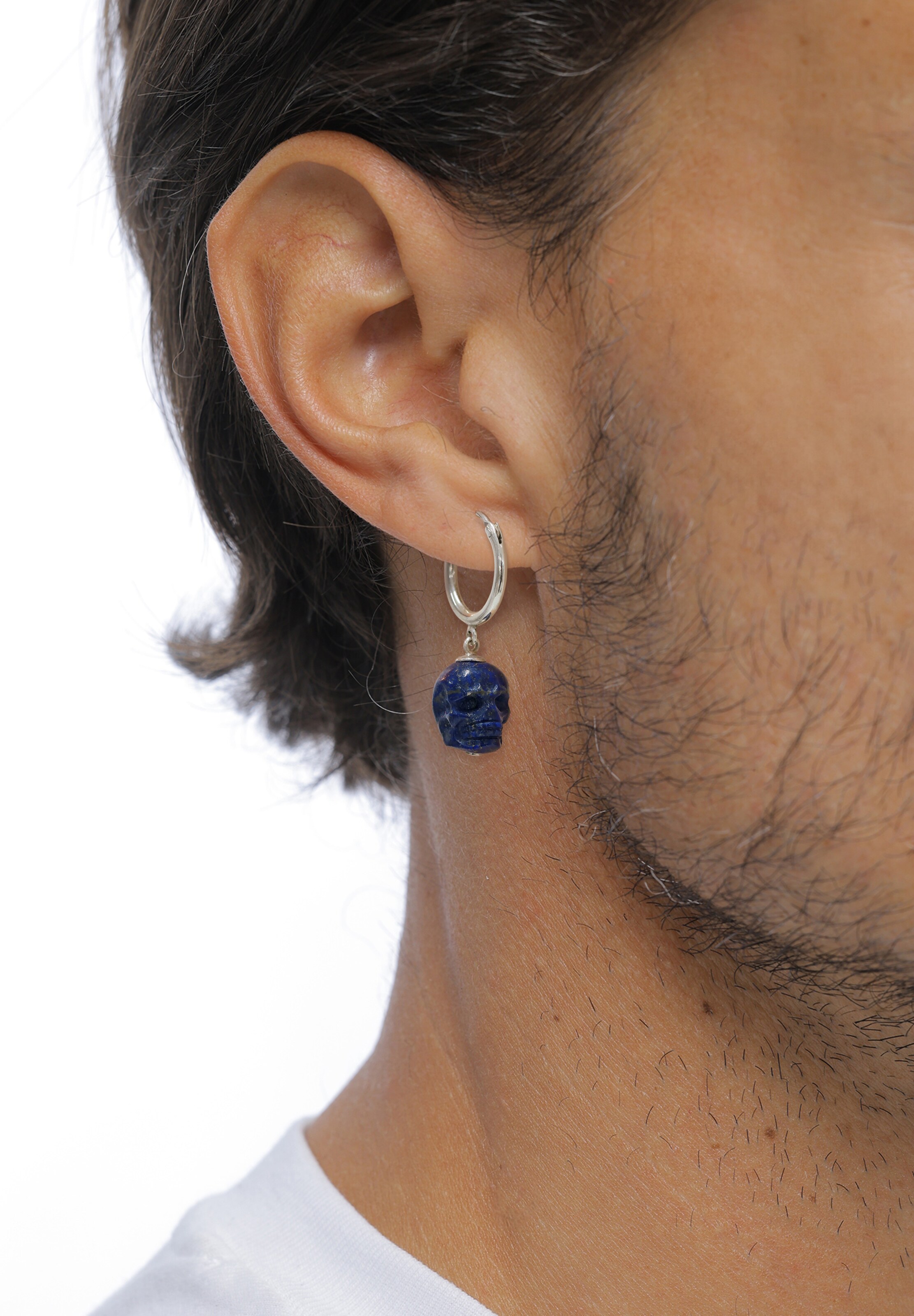 KUZZOI Earring in Silver: front