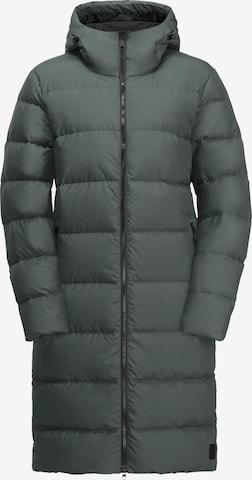 JACK WOLFSKIN - Sobretudo outdoor 'FROZEN PALACE' em verde: frente