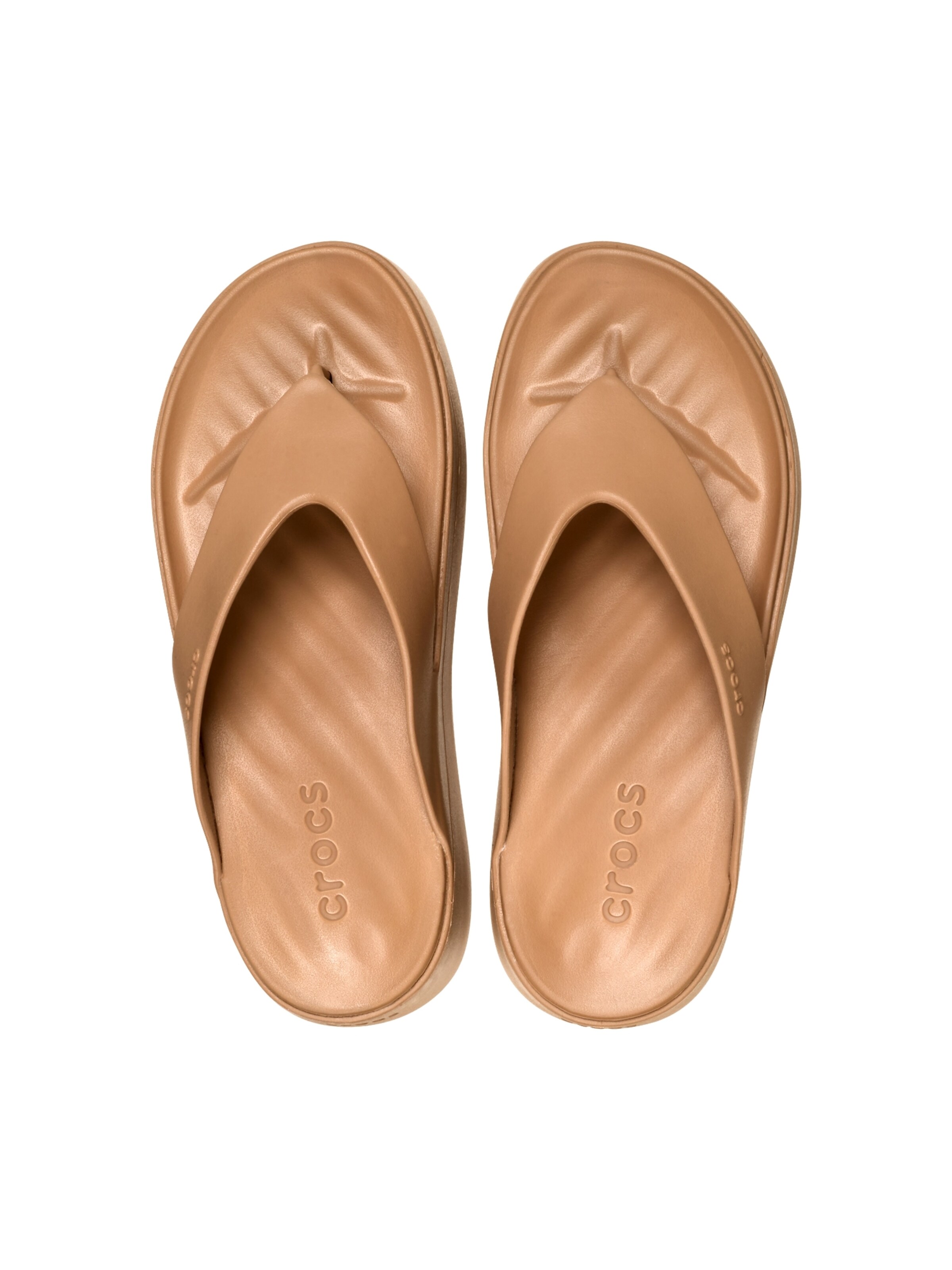 Crocs Sandaal 'Getaway Platform Flip – Sandalen zum Hineinschlüpfen' in Bruin