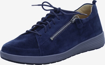 Ganter Schnürschuhe 'Klara' in Blau: Vorderseite