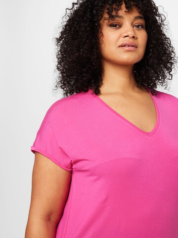 T-shirt 'AYA' Vero Moda Curve en rose