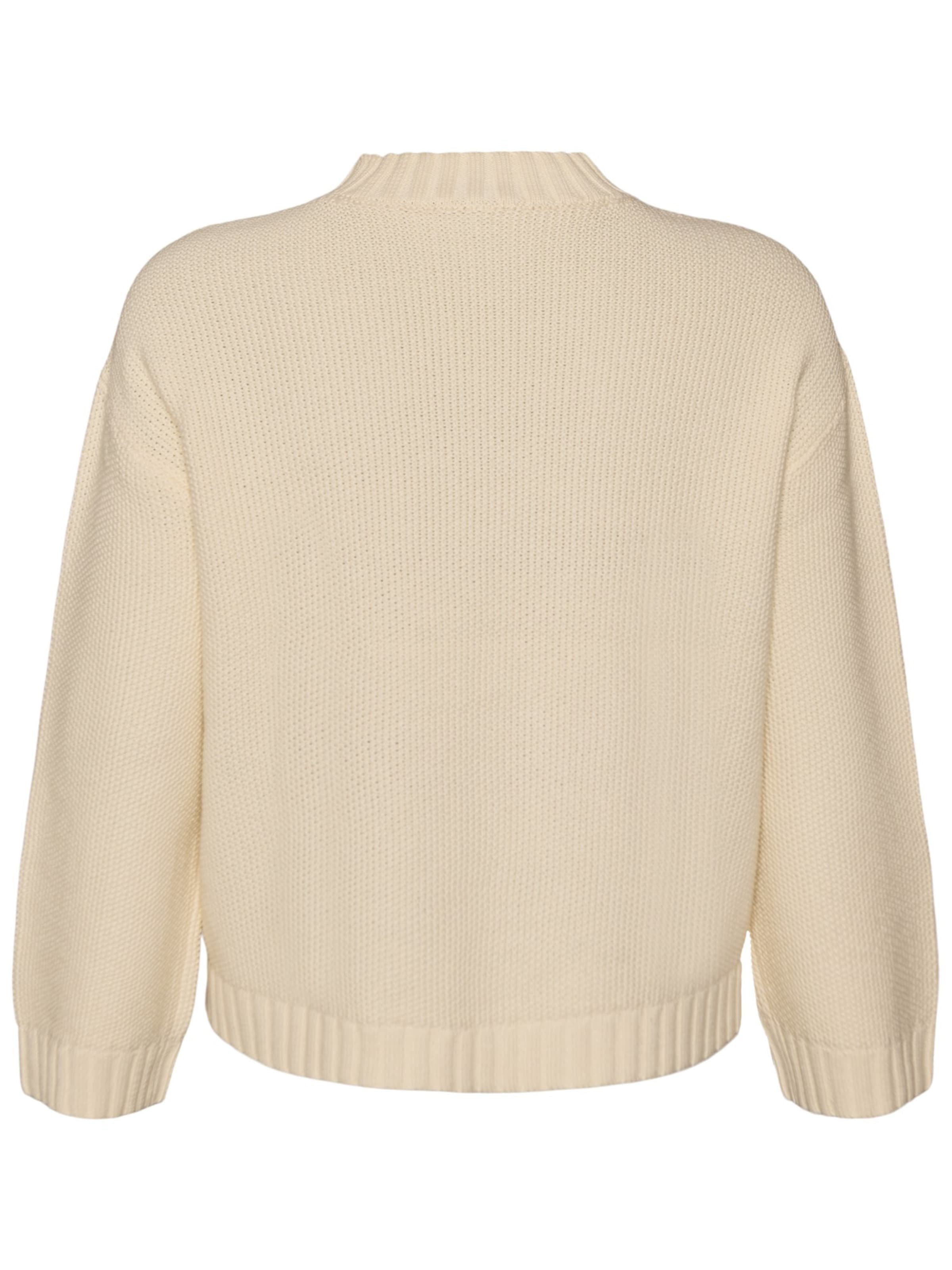 Zizzi - Jersey 'MEMMI CABLE' en beige