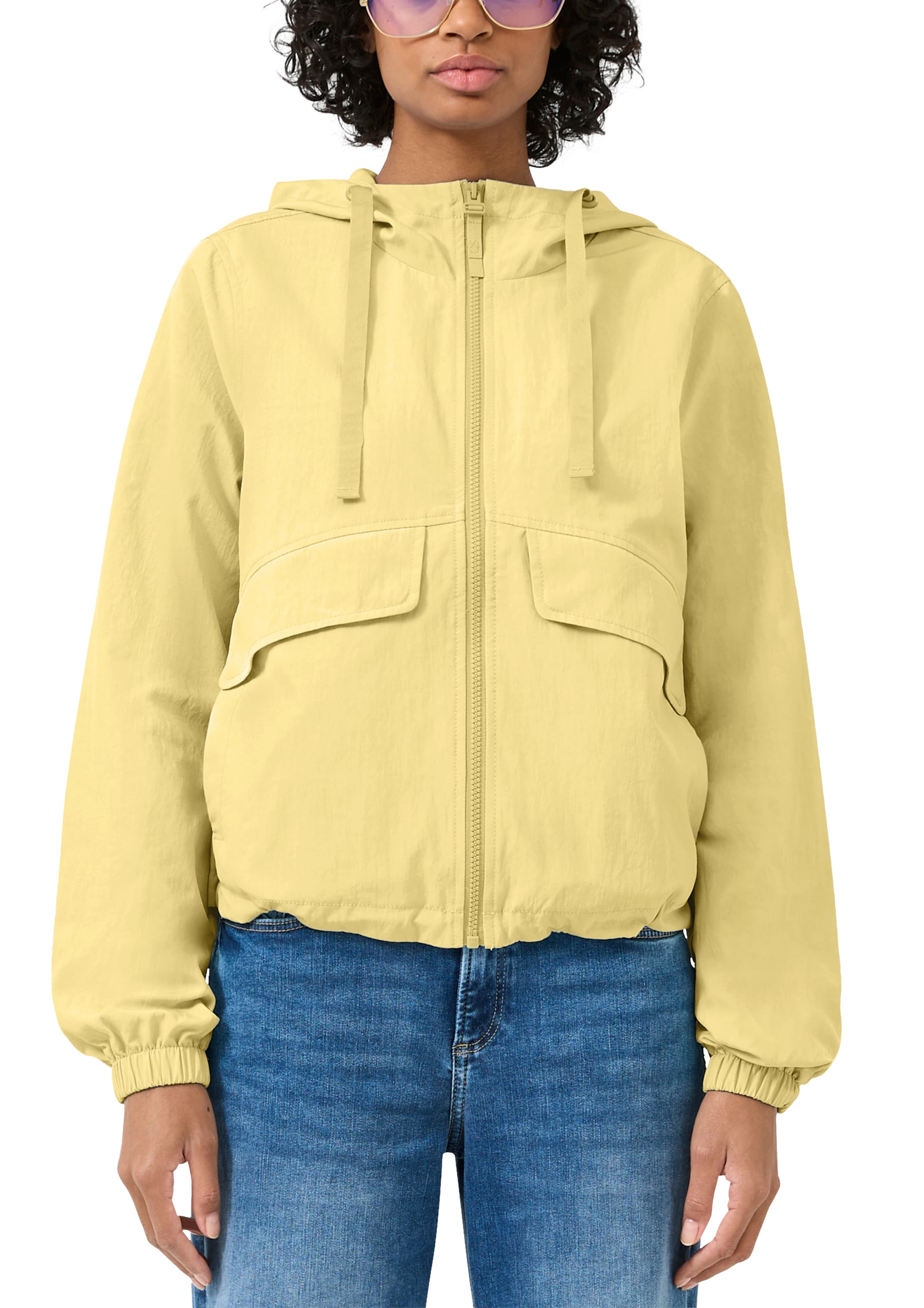 Veste mi-saison QS en jaune