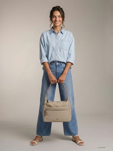 Borsa a tracolla 'Bonny ' di Suri Frey in beige: frontale