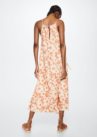 MANGO Summer Dress 'Max' in Orange