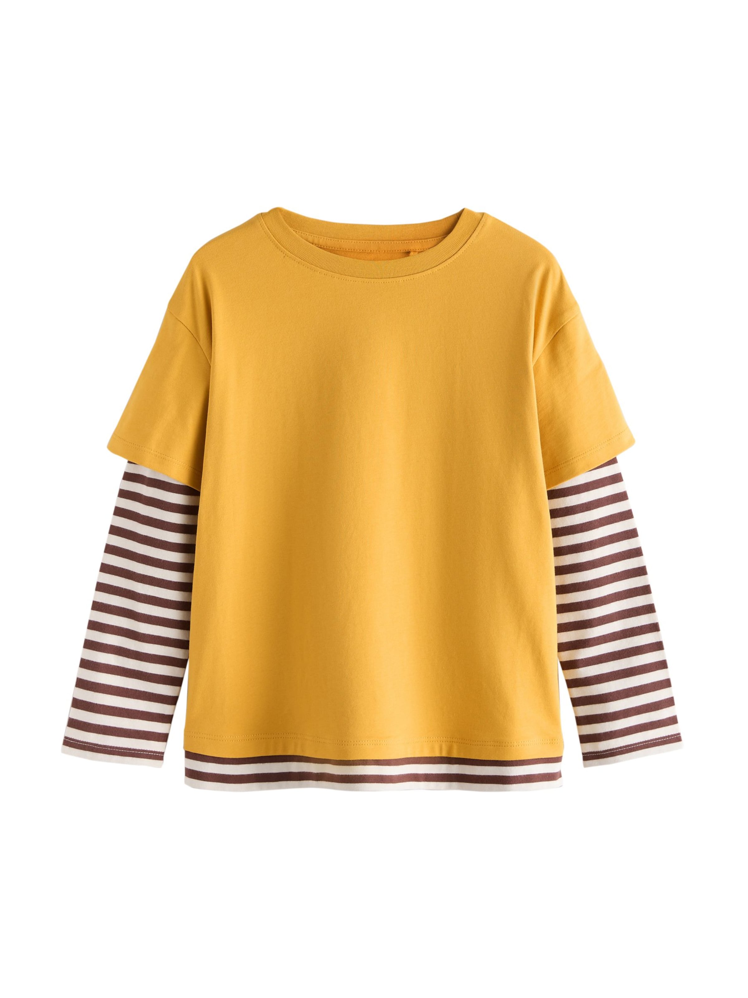 Next - Camiseta en amarillo: frente