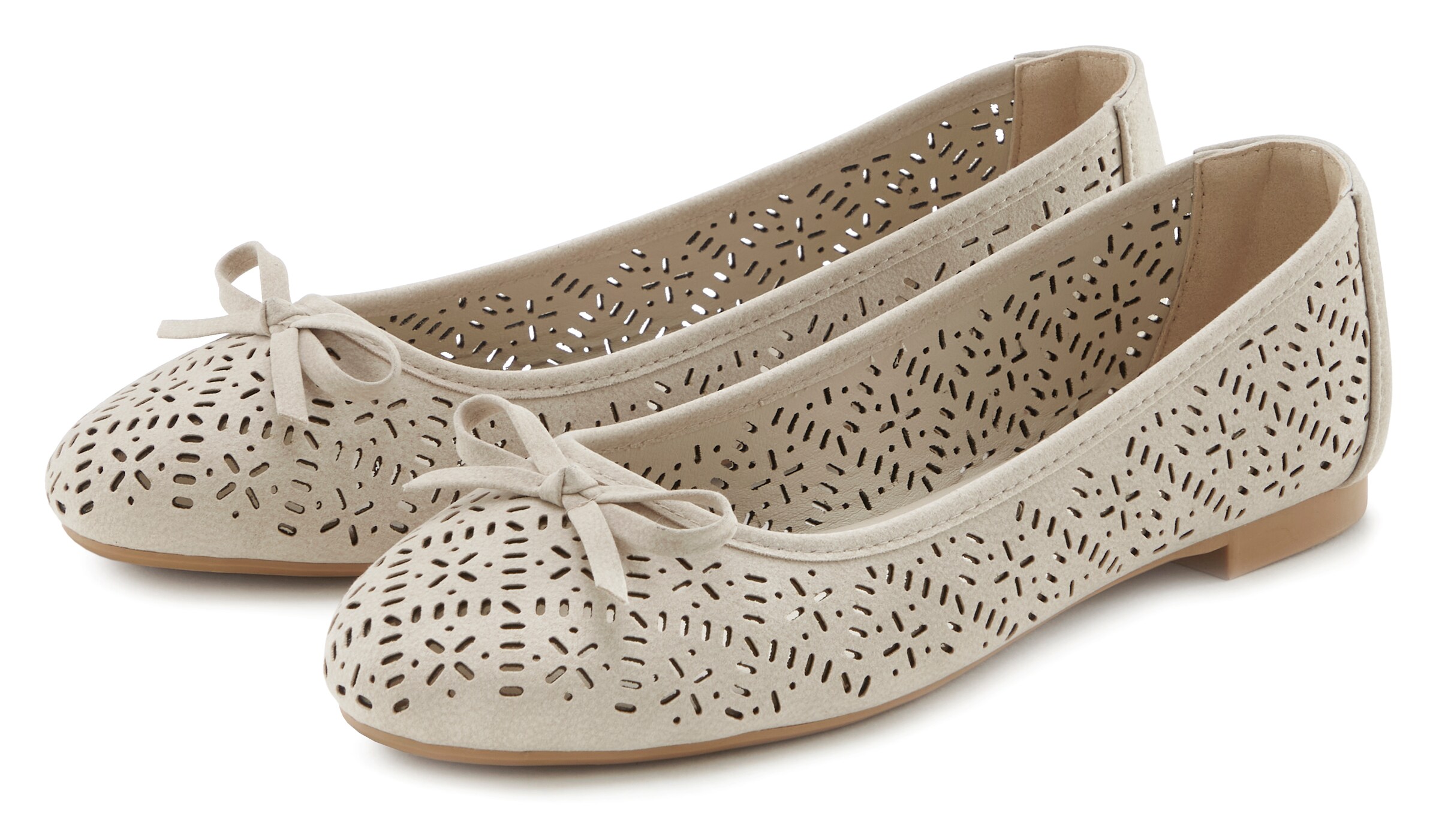 LASCANA Ballerina in Beige