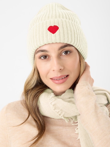 CODELLO Beanie in White: front