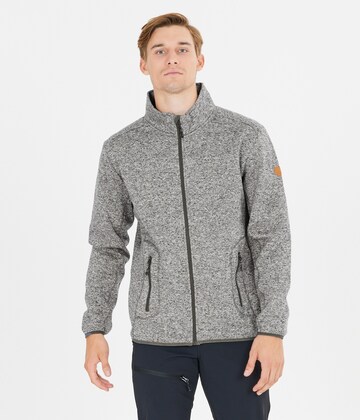 Whistler Fleece Jacket in Grey: front