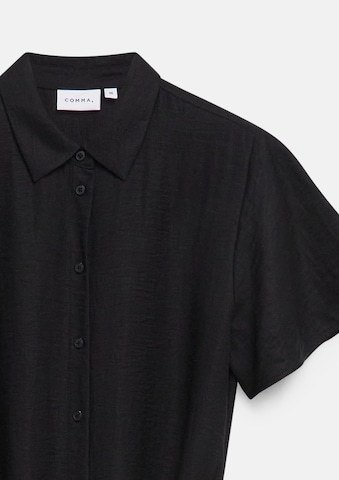 COMMA Shirt Dress in Black