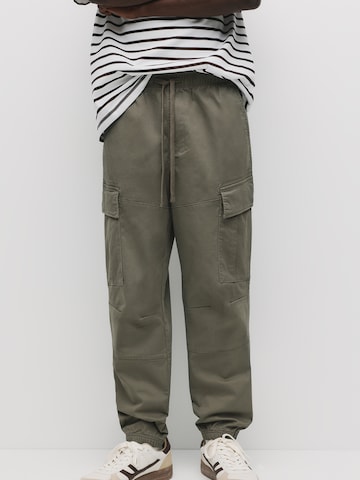 Pull&Bear Zúžený Kapsáče – zelená: přední strana