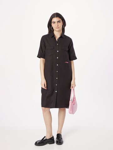 Frieda & Freddies NY Shirt Dress in Black