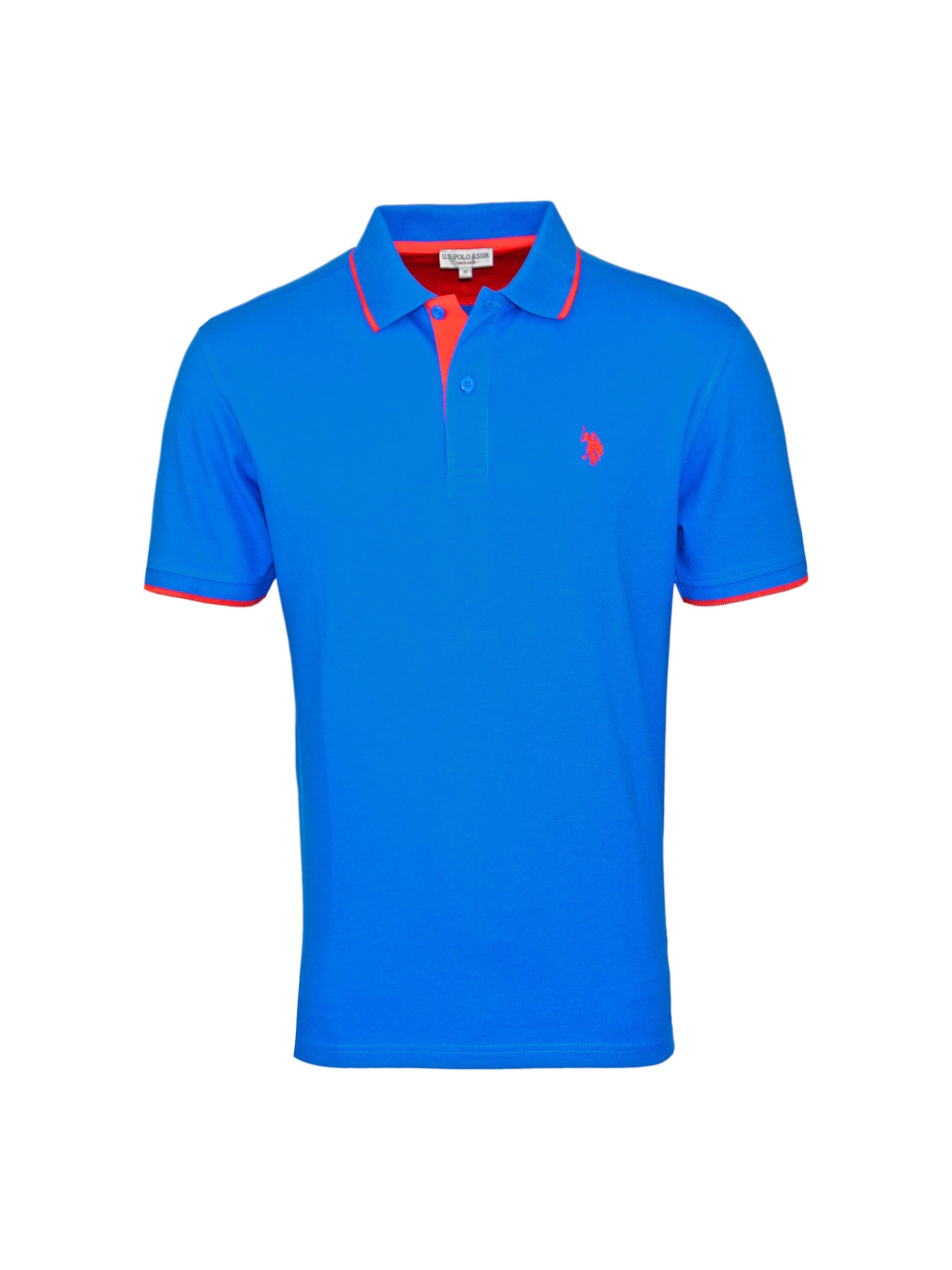 T-Shirt U.S. POLO ASSN. en bleu : devant