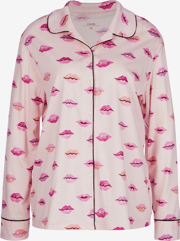CALIDA - Camisa de pijama em rosa: frente