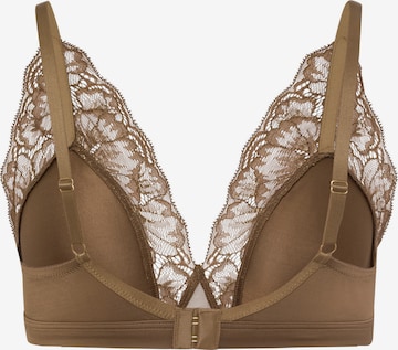 Hanro Triangle Bra ' Juna ' in Brown