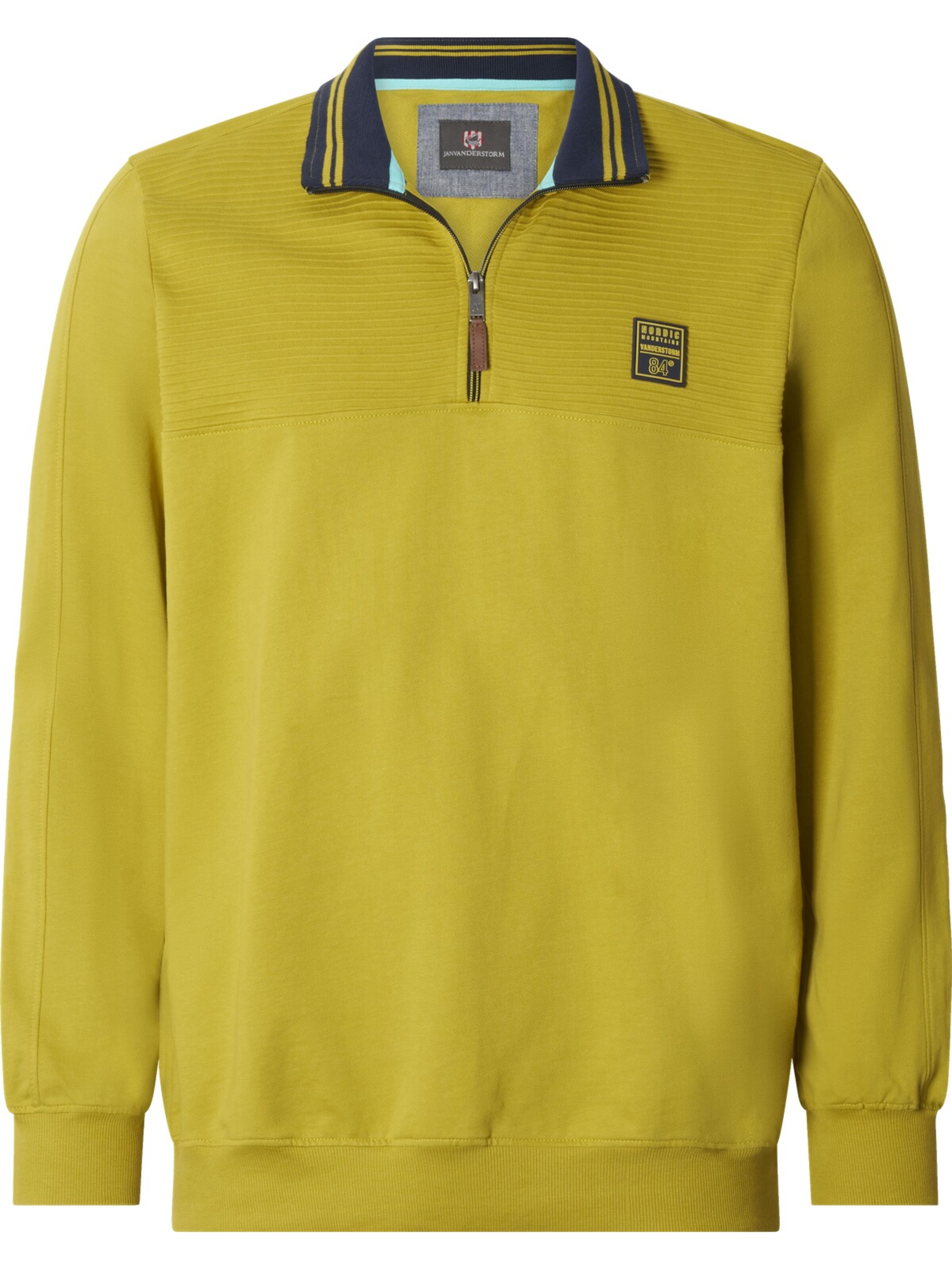 Jan Vanderstorm Sweatshirt 'Tivand' in Green: front