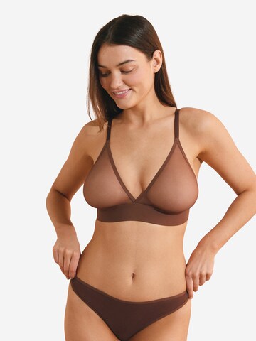 ETAM Triangel BH 'Pure' in Braun